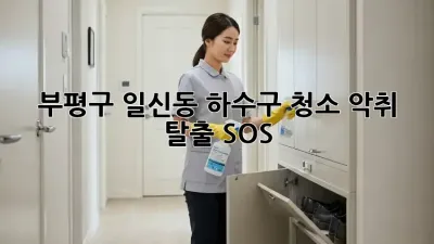🏡 부평구 일신동 하수구 청소, 악취 탈출 SOS! 🚨